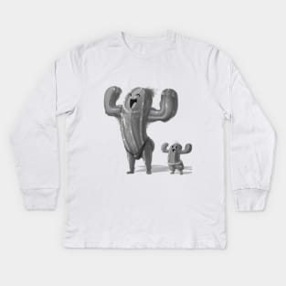 cactus family Kids Long Sleeve T-Shirt